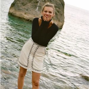 Tulley Textured Mini Skirt